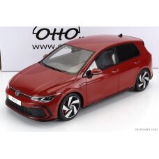 PRE-ORD3R OttOmobile Miniatures Modeliukas 1/18 2021 Volkswagen Golf VIII GTI *Resin series*, red