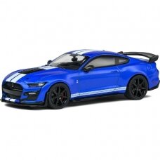 PRE-ORD3R Solido 1/43 2020 Ford Mustang GT500, blue metallic