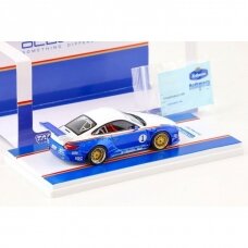 PRE-ORD3R Tarmac Works 1/43 Old & New 997 #1, blue/white