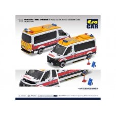 PRE-ORD3R Era Car #19 2022 Mercedes Benz Sprinter HK Police Car (AM 6105), white/red/yellow