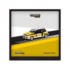 PRE-ORD3R Tarmac Works 1981 Renault 5 Turbo #9 Jean Ragnotti/Jean-Marc Andrie winner Monte Carlo Rally, yellow/white/black