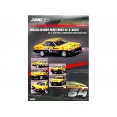 PRE-ORD3R Inno64 1987 Nissan Skyline 2000 Turbo RS-X (DR30) #50 Hasemi Motorsport Dunlop, yellow/red/black