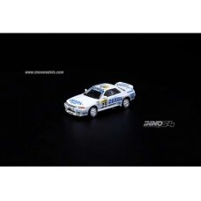 PRE-ORD3R Inno64 1991 Nissan Skyline GT-R R32 #25 *Zexel* 24 hours of Spa, white/blue