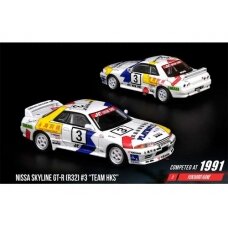 PRE-ORD3R Inno64 1991 Nissan Skyline GTR R32 #3 *Team HKS* Macau Guia GP