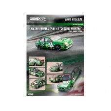 PRE-ORD3R Inno64 1994 Nissan Primera (P10) #3 Castrol Primera JTCC Sugo, green