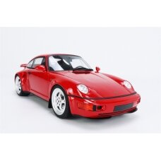 PRE-ORD3R GT Spirit 1994 Porsche 911 (964) Turbo S Flachbau *Resin Series*, guards red