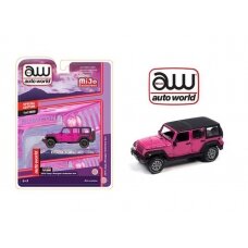 PRE-ORD3R Auto World Modeliukas 2018 Jeep Wrangler Unlimited 4x4, pink