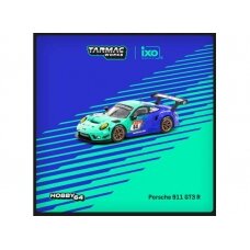 Tarmac Works 2019 Porsche 911 GT3 R #44 K. Bachler/J. Bergmeister/M. Ragginger/D. Werner Nürburgring 24h, green/blue
