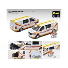 PRE-ORD3R Era Car 2020 Mercedes Benz Vito H.K. Pet Ambulance with kitten, white/red
