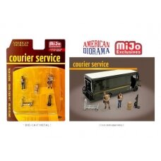PRE-ORD3R American Diorama Figūrėlės Courier Service Mijo Figure set, various (Car Not Included !!)