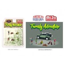 PRE-ORD3R American Diorama Figūrėlės Family Adventure Figure set (Car Not Included !!)