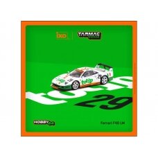 PRE-ORD3R Tarmac Works Ferrari F40 24H Le Mans 1994, white/green/orange