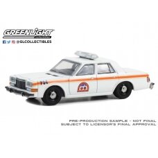 PRE-ORD3R GreenLight Modeliukas 1983 Dodge Diplomat NYC EMS (City of New York Emergency Medical Service)