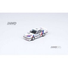 PRE-ORD3R Inno64 Modeliukas 1/64 Nissan Skyline GTS-R (HR31) #24 *Diesel Kiki* JTC 1988, white/red/blue