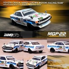 PRE-ORD3R Inno64 1975 Toyota Celica 1600GT #20 Crown Motors Racing Team Macau Guia Race, white/blue