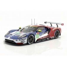 IXO Models Modeliukas 1/18 2018 Ford GT #68 24hrs Le Mans Briscoe/Westbrook/Dixon, red/white/blue