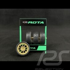 PRE-ORD3R IXO Models Modeliukas 1/18 Rota Gold set of 4 wheels