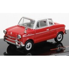 PRE-ORD3R IXO Models 1/43 1959 NSU Prinz 30E, red/white