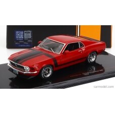 IXO Models Modeliukas 1/43 1970 Ford Mustang Boss 302, red