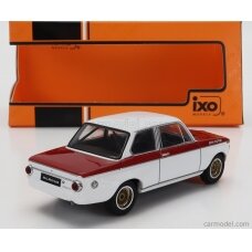 PRE-ORD3R IXO Models Modeliukas 1/43 1972 BMW Alpina 2002 Tii, white/red