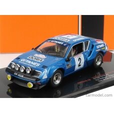 PRE-ORD3R IXO Models 1/43 1976 Alpine A310, #2 J-C.Andruet/Biche Gitanes Tour de Corse, blue