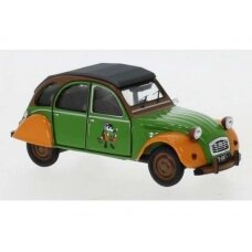 PRE-ORD3R IXO Models 1/43 1978 Citroen 2 CV, green/orange