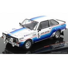 PRE-ORD3R IXO Models Modeliukas 1/43 1978 Ford Escort MKII RS 1800 #5 Hainbach/Linzen Rallye Hessen, white/blue