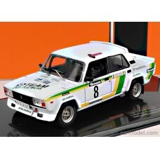 PRE-ORD3R IXO Models Modeliukas 1/43 1986 Lada 2105 VFTS #8 V.Blahna/P.Schovanek Rallye Valašskaá Zima, white