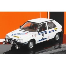 PRE-ORD3R IXO Models Modeliukas 1/43 1989 Skoda Favorit 136 L No.2 Rally Valasskaa Zima Sibera/Gross