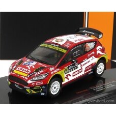 PRE-ORD3R IXO Models Modeliukas 1/43 2021 Ford Fiesta R5 MkII Orlen #25 M. Prokop/M. Ernst Rally Acropolis, white/red