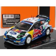 PRE-ORD3R IXO Models Modeliukas 1/43 2021 Ford Fiesta WRC #16 A. Fourmaux/R. Jamoul Rally Portugal, white/blue