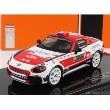 PRE-ORD3R IXO Models 1/43 2022 Fiat Abarth 124 RGT #49 M. Rada/J. Jugas WRC Rally Monte Carlo, red/white