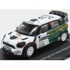 PRE-ORD3R IXO Models Modeliukas 2013 Mini John Cooper Works WRC #23 Rally Sweden Nikara/Kalliolepo, green/white