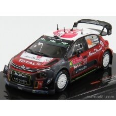 PRE-ORD3R IXO Models 2018 Citroen C3 WRC #10 Meeke/Nagle Rallye WM Portugal, red/black