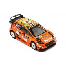 PRE-ORD3R IXO Models 2018 Ford Fiesta WRC #14 Solberg/Menkerud Rallye WM Schweden, orange