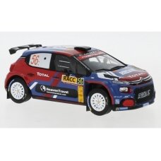 PRE-ORD3R IXO Models 2019 Citroen C3 R5 #56 Rallye Catalunya, blue/red