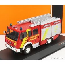 PRE-ORD3R IXO Models Modeliukas Mercedes LF 16/12 Ziegler *Feuerwehr Hannover*, red