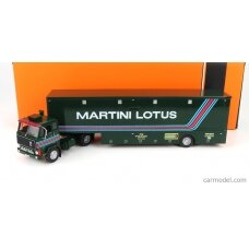 PRE-ORD3R IXO Models Modeliukas Volvo F88 *Martini Lotus Racing* Race Transport, green