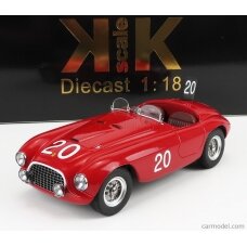 PRE-ORD3R KK Scale 1/18 1949 Ferrari 166 MM #20 Winner 24h Spa, red