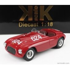 PRE-ORD3R KK Scale 1/18 1949 Ferrari 166 MM #624 Winner Mille Miglia, red