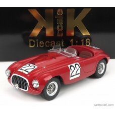 PRE-ORD3R KK Scale 1/18 1949 Ferrari 166 MM Barchetta #22 Chinetti/Seldson winner 24h Le Mans, red