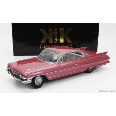 PRE-ORD3R KK Scale 1/18 1961 Cadillac Series 62 Coupe DeVille, pink metallic