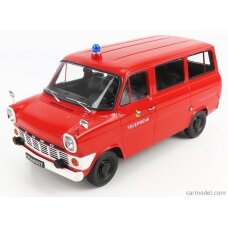 PRE-ORD3R KK Scale 1965 Ford Transit Bus Feuerwehr, red