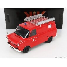 PRE-ORD3R KK Scale 1965 Ford Transit Delivery Van with Roof Rack *Feuerwehr Germany*, red