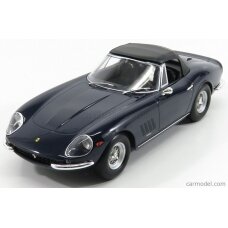 PRE-ORD3R KK Scale 1967 Ferrari 275 GTB 4 NART Spyder *spoke Rims*, dark blue