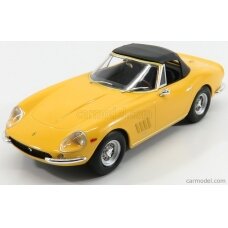 PRE-ORD3R KK Scale 1967 Ferrari 275 GTB 4 NART Spyder *spoke Rims*, yellow