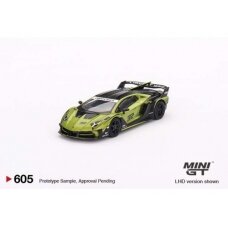 PRE-ORD3R Mini GT Lamborghini LB-Silhouette Works Aventador GT EVO, lime
