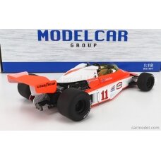 PRE-ORD3R MCG Modeliukas 1/18 1976 McLaren-Ford M23 #11 1st GP France, white/orange