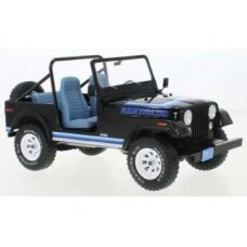 PRE-ORD3R MCG Modeliukas 1/18 1980 Jeep CJ-7 Golden Eagle, black with décor