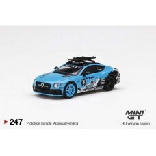 PRE-ORD3R Mini GT 1/64 2020 Bentley Continental GT GP Ice Race, blue